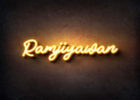 Glow Name Profile Picture for Ramjiyawan