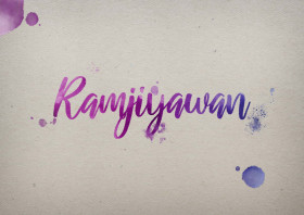 Ramjiyawan Watercolor Name DP