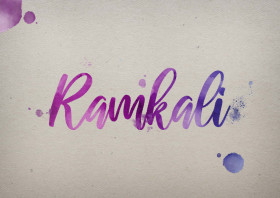 Ramkali Watercolor Name DP