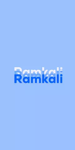 Name DP: Ramkali