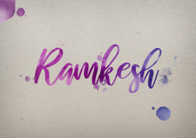 Ramkesh Watercolor Name DP
