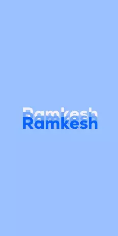 Name DP: Ramkesh