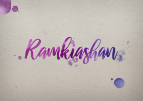Ramkiashan Watercolor Name DP