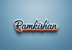 Cursive Name DP: Ramkishan