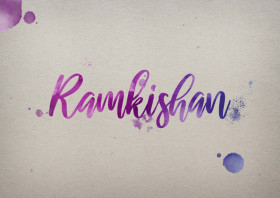 Ramkishan Watercolor Name DP