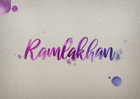 Ramlakhan Watercolor Name DP