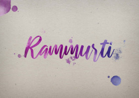 Rammurti Watercolor Name DP