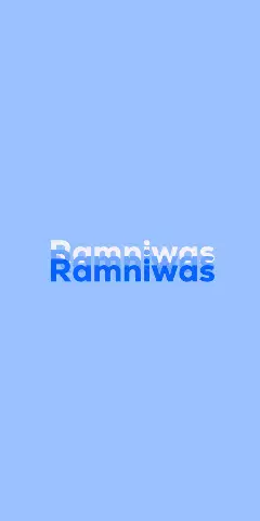 Name DP: Ramniwas