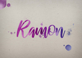 Ramon Watercolor Name DP