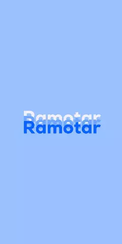 Name DP: Ramotar