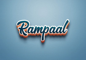 Cursive Name DP: Rampaal