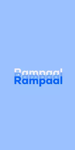 Name DP: Rampaal
