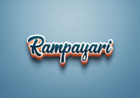 Cursive Name DP: Rampayari