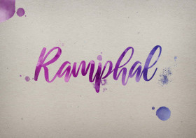 Ramphal Watercolor Name DP