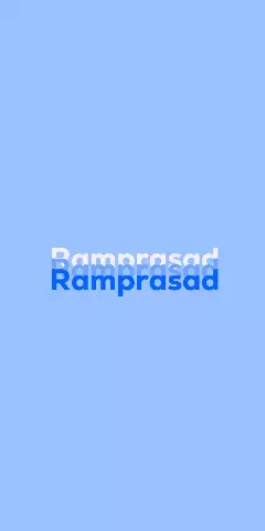 Ramprasad Name Wallpaper