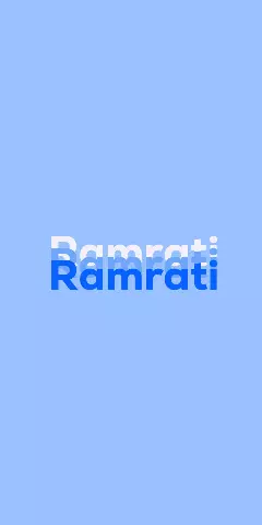 Name DP: Ramrati