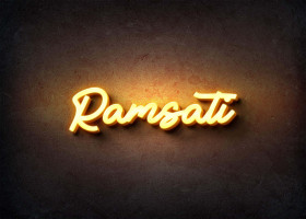Glow Name Profile Picture for Ramsati