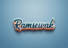 Cursive Name DP: Ramsewak