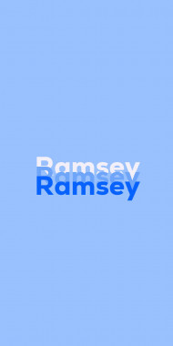Name DP: Ramsey