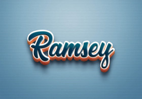 Cursive Name DP: Ramsey