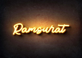 Glow Name Profile Picture for Ramsurat