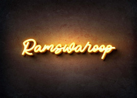 Glow Name Profile Picture for Ramswaroop