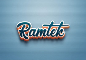 Cursive Name DP: Ramtek