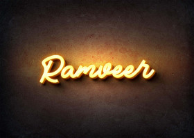 Glow Name Profile Picture for Ramveer