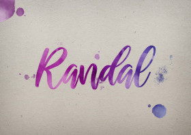 Randal Watercolor Name DP
