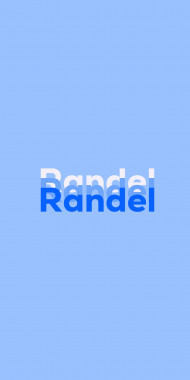 Name DP: Randel