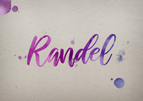 Randel Watercolor Name DP