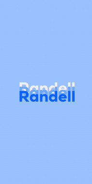 Name DP: Randell