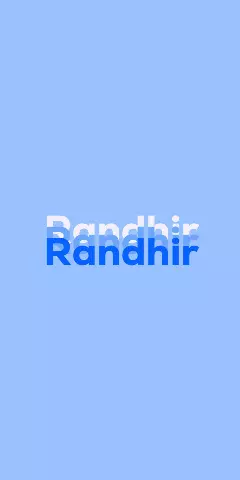 Name DP: Randhir