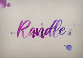 Randle Watercolor Name DP