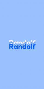 Name DP: Randolf