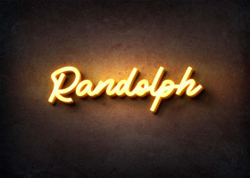 Glow Name Profile Picture for Randolph