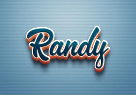 Cursive Name DP: Randy
