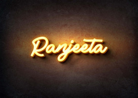 Glow Name Profile Picture for Ranjeeta