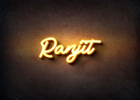 Glow Name Profile Picture for Ranjit