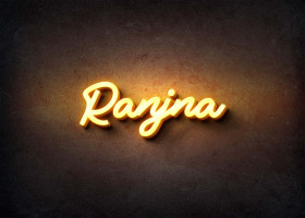 Glow Name Profile Picture for Ranjna