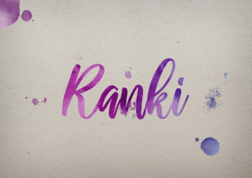 Ranki Watercolor Name DP