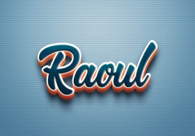 Cursive Name DP: Raoul