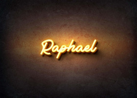 Glow Name Profile Picture for Raphael