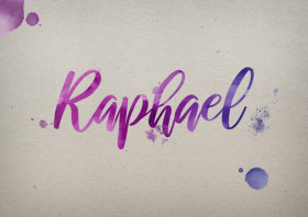 Raphael Watercolor Name DP