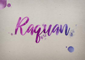 Raquan Watercolor Name DP