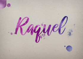 Raquel Watercolor Name DP