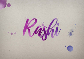 Rashi Watercolor Name DP
