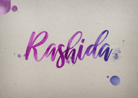 Rashida Watercolor Name DP