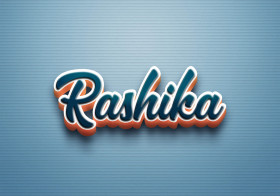 Cursive Name DP: Rashika