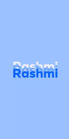 Name DP: Rashmi